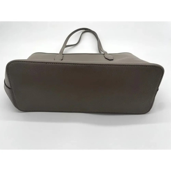 Kate Spade Lori Tote Thunder Cloud Large Minimalist Old Money Luxury Leather - Picture 4 of 16